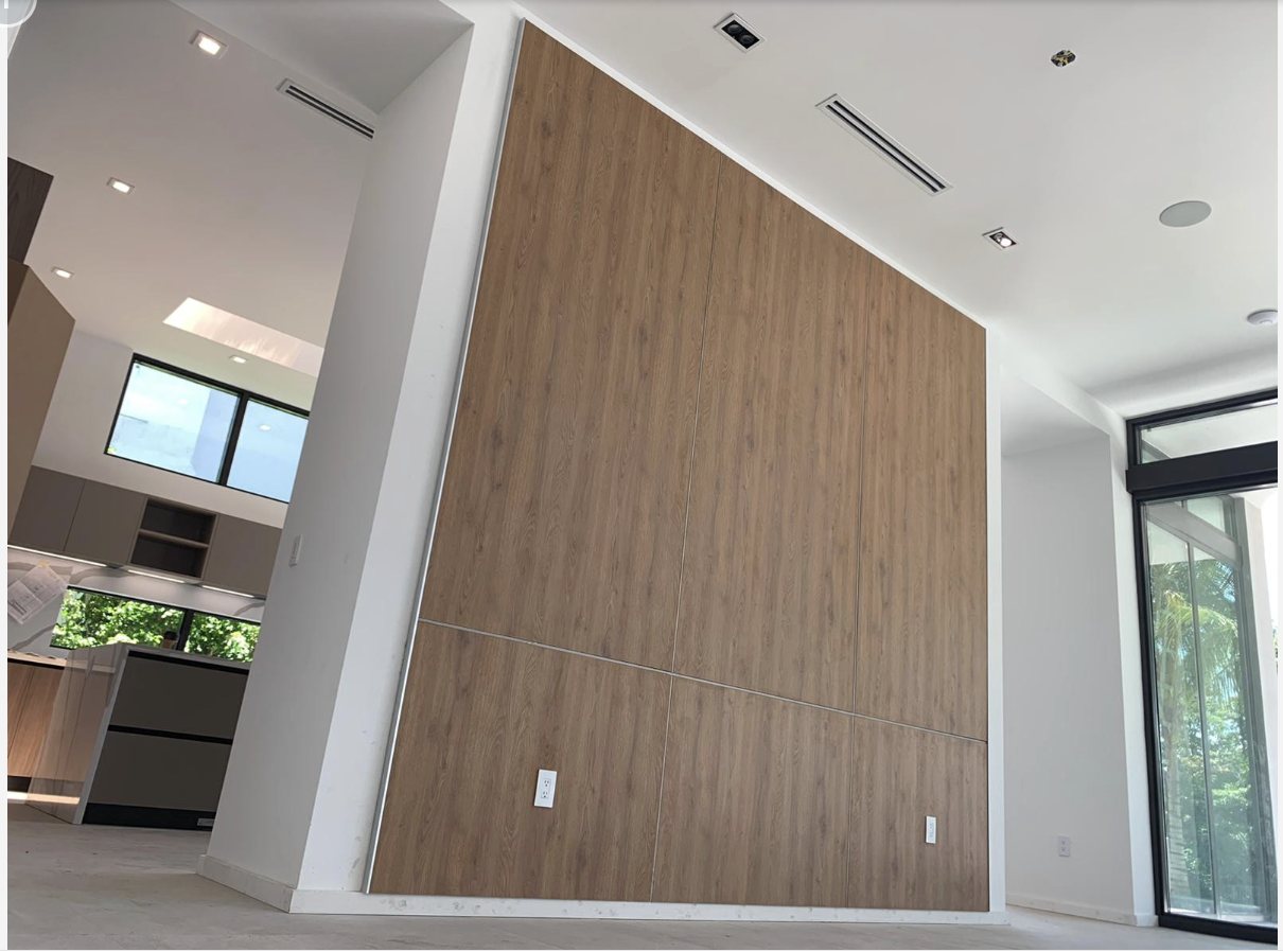 Wall Accent Las Olas completed project photo 1